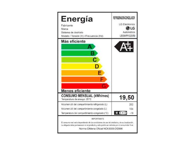 Refrigerador LG LB33MPP Bottom Freezer No Frost 306 Lt-5