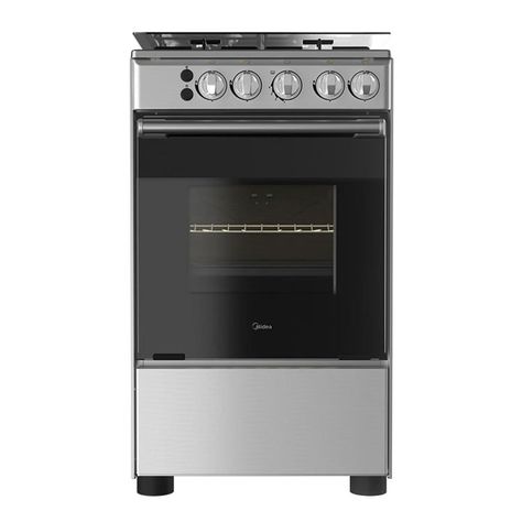 Cocina A Gas 4 Quemadores Mcg-4Qsg20Ns Midea-0