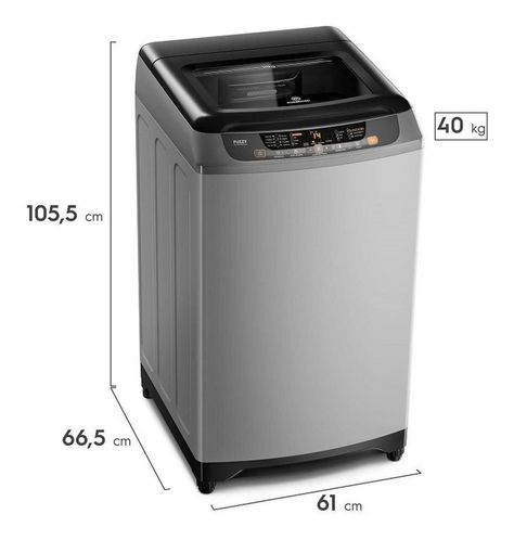 Lavadora Mademsa 18 Szg Silver 18kg-4