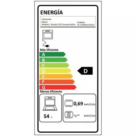 Horno Empotrable Sindelen He-7220rng Retro-5