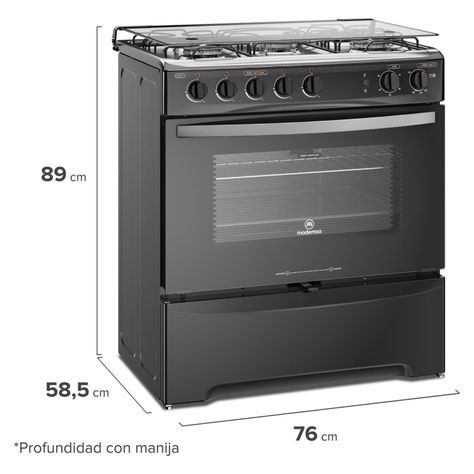 Cocina 5 Quemadores Mademsa M 940 T-8