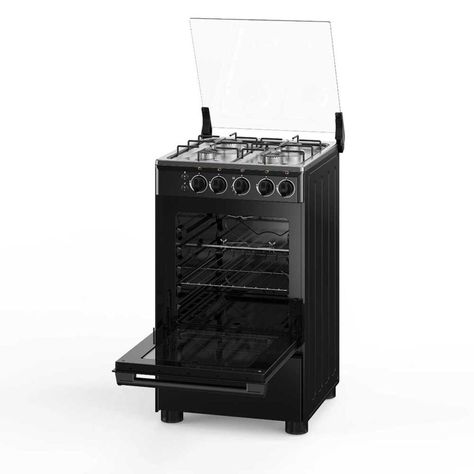 Cocina A Gas 4 Quemadores Mcg-4qsg20nsBK Midea-1