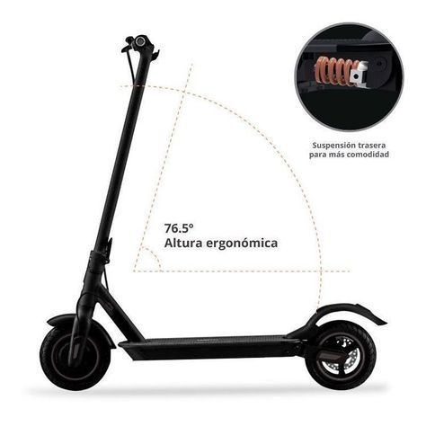 Scooter Eléctrico Skuter Plegable Pantalla LED-7