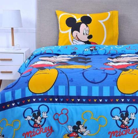 Plumón Infantil 1.5 Plazas Relleno 200 gr Mickey Blink Blue-0
