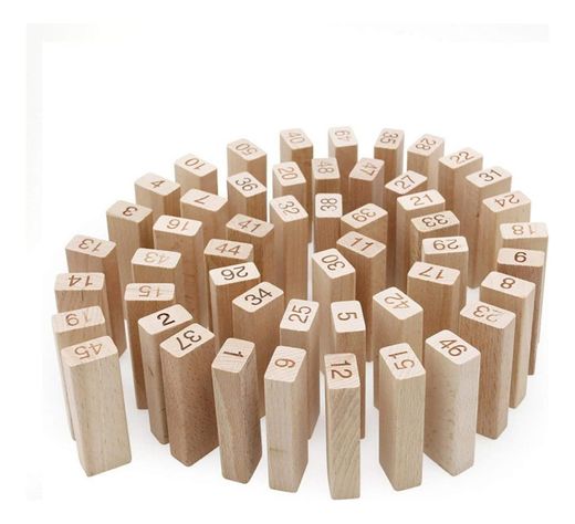Juego De Mesa Yenga De Madera 54 Piezas-3