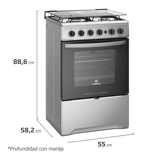 Cocina Gas Mademsa M 775st 4q-7