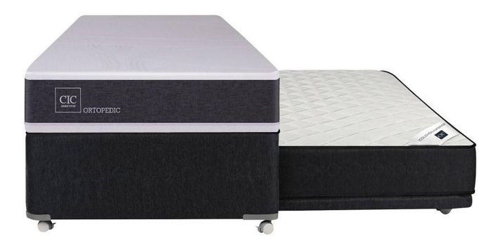 Diván Cic Ortopedic 1.5 Plazas Black-1
