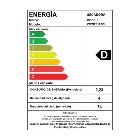 Secadora Condensación Bosch Wpg23100Cl 8 Kg-5