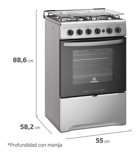 Cocina Gas Mademsa M 795t 4q-7