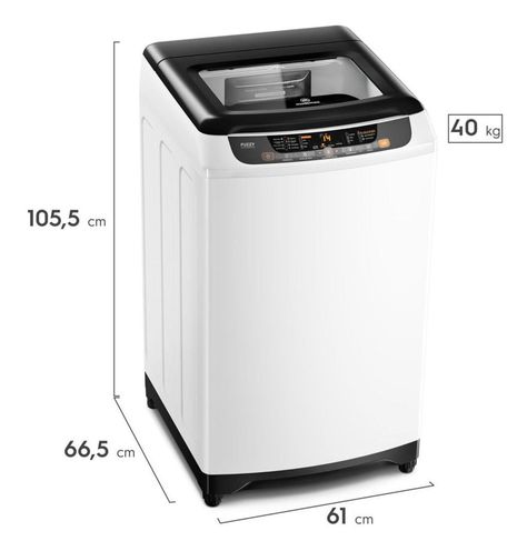 Lavadora Carga Superior 18 Kg Bzg Blanco Mademsa-5