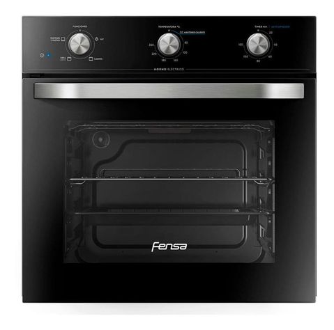 Horno Empotrable Eléctrico Fensa Fhe 1130 M 52l Negro 220v-0
