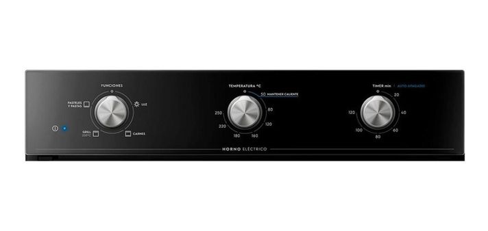Horno Empotrable Eléctrico Fensa Fhe 1130 M 52l Negro 220v-3