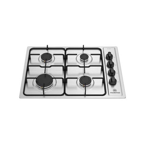 Encimera a gas 4 platos Mademsa mce 435e t inox-0