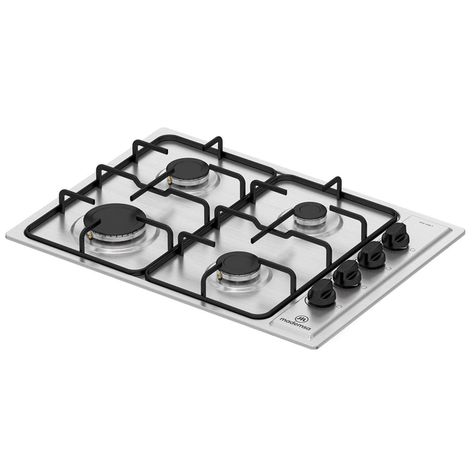 Encimera a gas 4 platos Mademsa mce 435e t inox-1