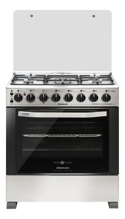 Cocina Gas 5 Quemadores Hibrida Sindelen Ch-740ni-0