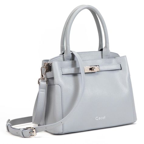 Cartera  Dos Asa Pe  Gacel  Celeste  Car3229-2