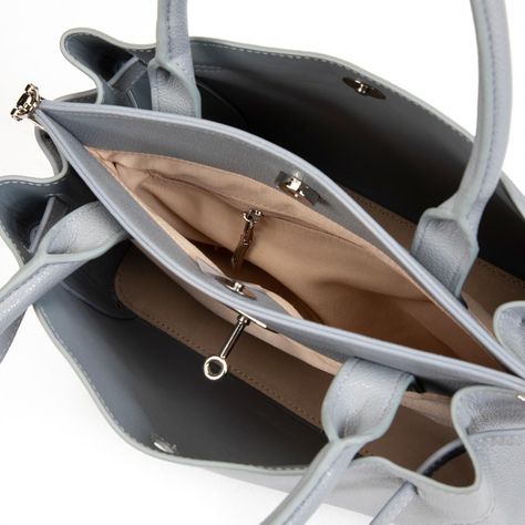Cartera  Dos Asa Pe  Gacel  Celeste  Car3229-4