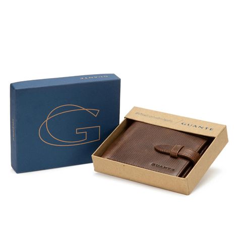 Billetera  Bill Moned  Guante  Chocolate  Bi457-3