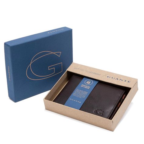 Billetera  Bill Flap  Guante  Chocolate  Bi442-1