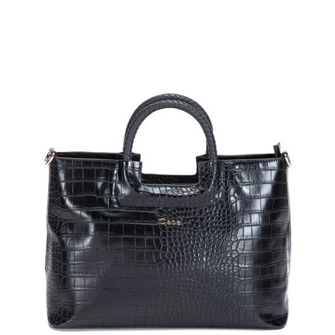 Cartera  Dos Asa Me  Gacel  Negro  Car3200-0