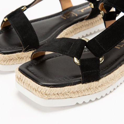 Sandalia  0188  Gacel  Negro  0658271-4