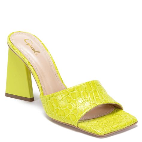 Sandalia  Tatiana  Gacel  Verde Limon  0659108-1
