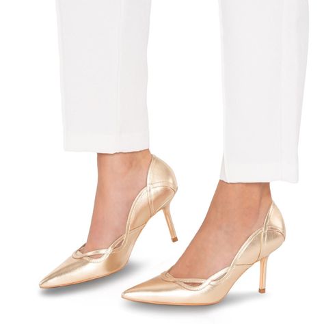 Zapato  Monica  Gacel  Dorado  0660013-1