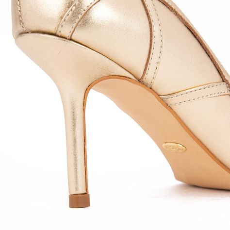 Zapato  Monica  Gacel  Dorado  0660013-2
