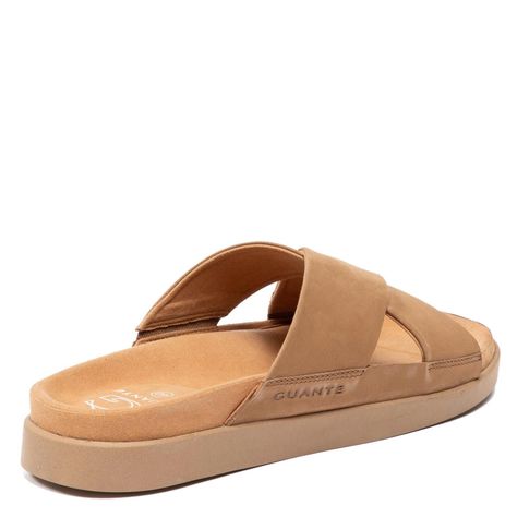 Sandalia Semi Abierta  Berna  Guante  Camel  0035494-4