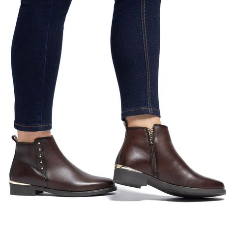 Botin  Hortencia  Gacel  Chocolate  0659243-1