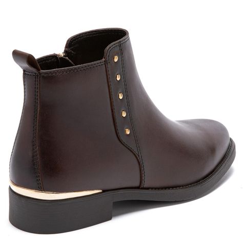 Botin  Hortencia  Gacel  Chocolate  0659243-4