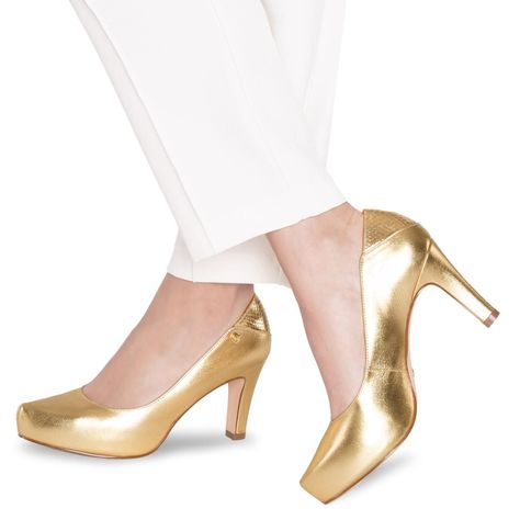 Zapato  Katerina  Gacel  Dorado  0659954-1
