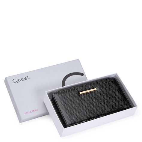 Billetera  Bill Grand  Gacel  Negro  Bil0405-3
