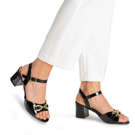 Sandalia  Bianca  Gacel  Negro  0659459-1