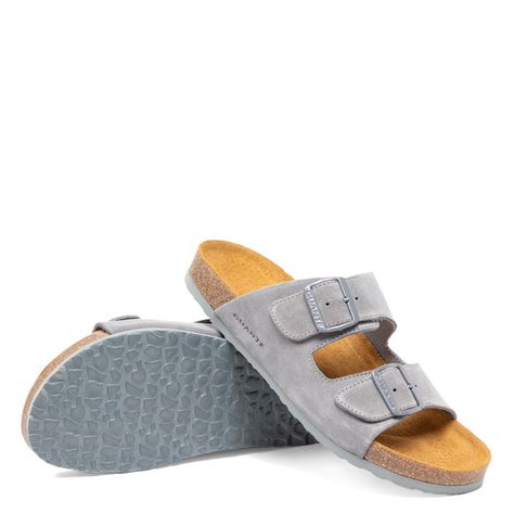 Sandalia Semi Abierta  Quintay  Guante  Gris  0035550-2