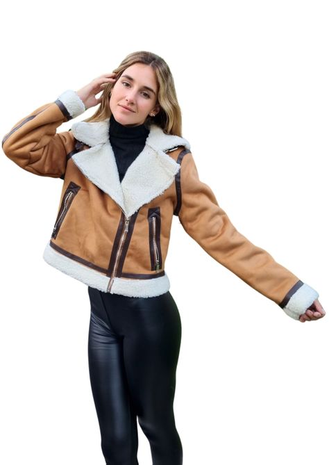 Chaqueta Agamuzada Cafe Casual Mujer MLK-2