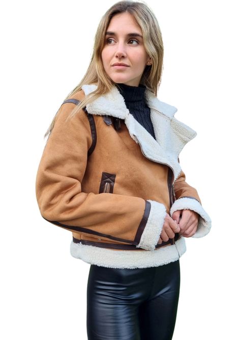 Chaqueta Agamuzada Cafe Casual Mujer MLK-3