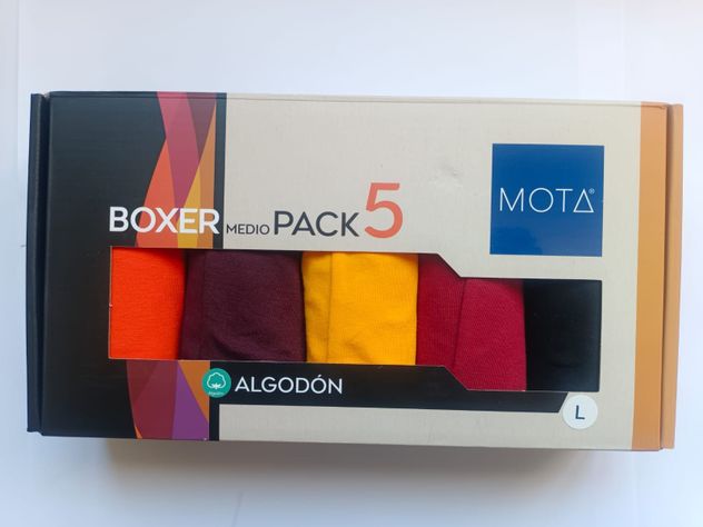 Boxer Medio Pack 5 Mota-1