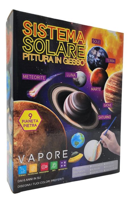 Kit Para Crear Sistema Solar Para Pintar Maqueta Educativo-0
