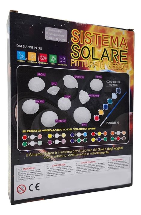 Kit Para Crear Sistema Solar Para Pintar Maqueta Educativo-1