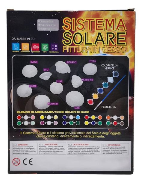 Kit Para Crear Sistema Solar Para Pintar Maqueta Educativo-2
