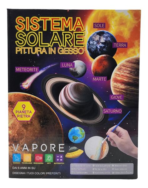 Kit Para Crear Sistema Solar Para Pintar Maqueta Educativo-3
