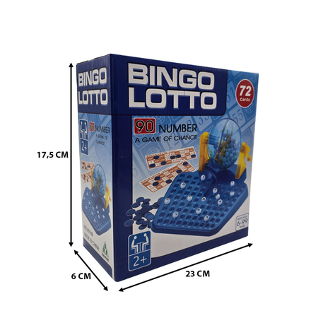 Juego Bingo Lotto Tombola Set Completo Juego De Mesa-5
