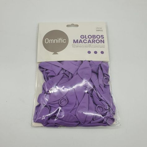 Globos Morado Macaron 50 Unidades Tamaño 25 Cm-1