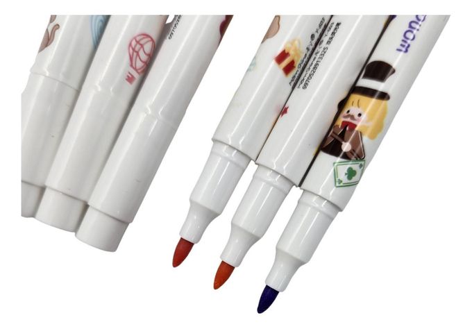 Set Lapices Destacadores 6 Colores Mundo Magico-3