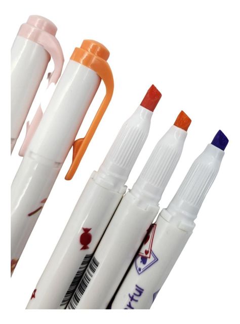 Set Lapices Destacadores 6 Colores Mundo Magico-4