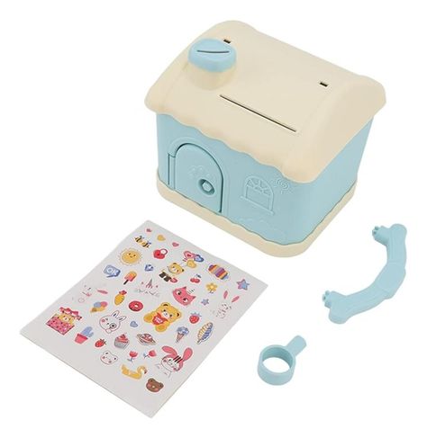 Divertida Alcancía Caja Fuerte Para Niños Con Diseño Kawaii-1