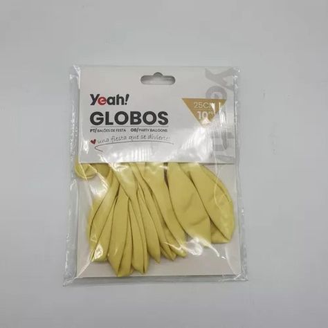 Globos Amarillo Macaron 10 Unidades Tamaño 25 Cm Fiesta-1