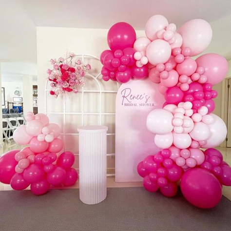 Globos Color Rosado 100 Unidades Tamaño 25 Cm-3