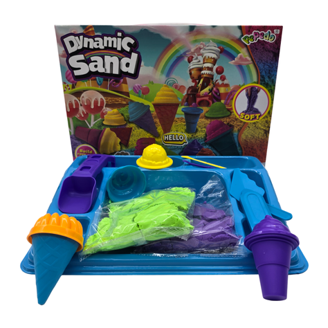 Set De Arena Magia Completo Heladeria y Dulces Magic Sand-4
